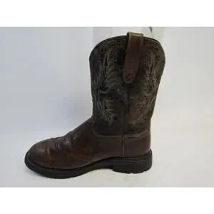 Ariat | Shoes | Ariat Mens Size 95 D Brown Leather Work  display picture 2